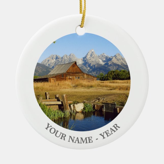 Thomas A. Moulton Barn Keramikornament (Vorne)