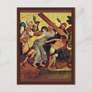 Thomas-Altar-Fragment des linken inneren Flügelsze Postkarte