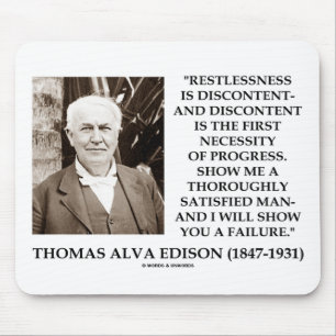 Thomas Alva Edison Mousepad