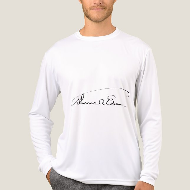 Thomas Alva Edison Tri-Blend Shirt (Vorderseite)