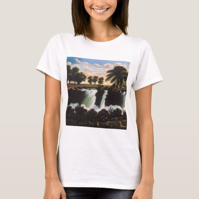 Thomas Chambers Genesee Falls Rochester T-Shirt (Vorderseite)
