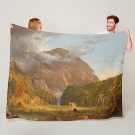Thomas Cole Ausblick auf den Bergpass Fleecedecke