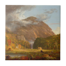 Thomas Cole Ausblick auf den Bergpass Fliese