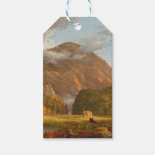 Thomas Cole Ausblick auf den Bergpass Geschenkanhänger (Vorderseite)