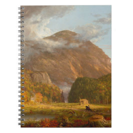 Thomas Cole Ausblick auf den Bergpass Notizblock