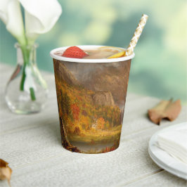 Thomas Cole Ausblick auf den Bergpass Pappbecher