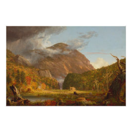 Thomas Cole Ausblick auf den Bergpass Poster