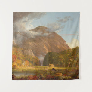 Thomas Cole Ausblick auf den Bergpass Wandteppich