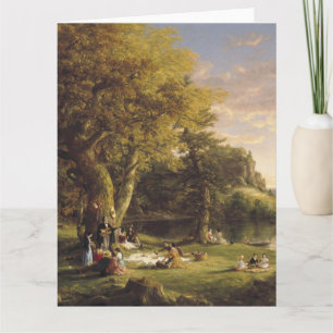 Thomas Cole Das Picknick Karte