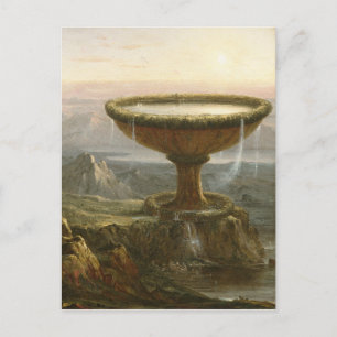 Thomas Cole Der Becher des Titanen Postkarte