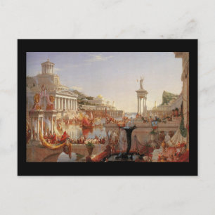 Thomas Cole Der Lauf des Imperiums Vollendung Postkarte