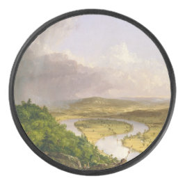 Thomas Cole der Oxbow Der Connecticut-Fluss Eishockey Puck