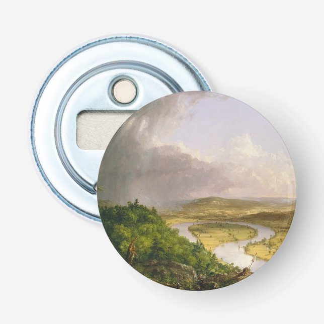 Thomas Cole der Oxbow Der Connecticut-Fluss Flaschenöffner (Vorderseite)
