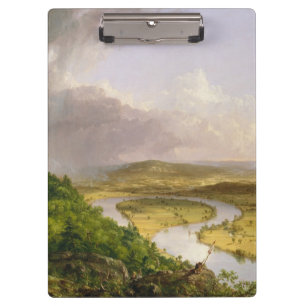 Thomas Cole der Oxbow Der Connecticut-Fluss Klemmbrett