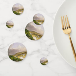 Thomas Cole der Oxbow Der Connecticut-Fluss Konfetti