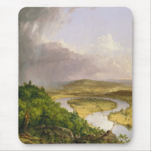 Thomas Cole der Oxbow Der Connecticut-Fluss Mousepad