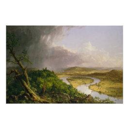 Thomas Cole der Oxbow Der Connecticut-Fluss Poster