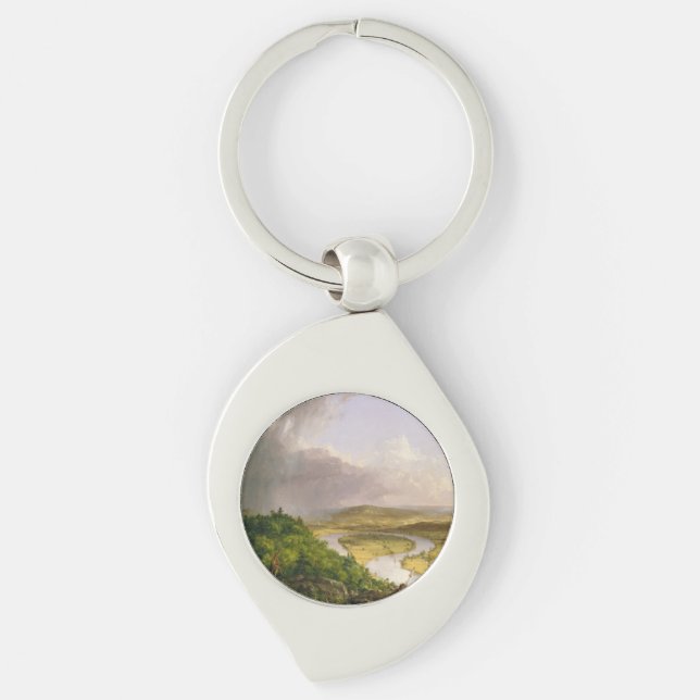 Thomas Cole der Oxbow Der Connecticut-Fluss Schlüsselanhänger (Vorderseite)