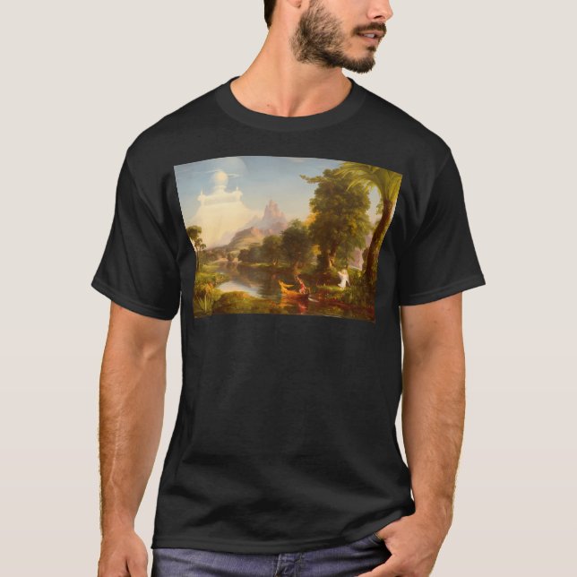 Thomas Cole - Die Reise der Jugend des Lebens T-Shirt (Vorderseite)