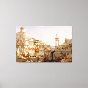 Thomas Cole - Die Zusammenfassung, der Verlauf der Leinwanddruck
