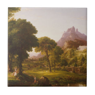 Thomas Cole Dream of Arcadia Fliese