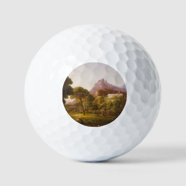 Thomas Cole Dream of Arcadia Golfball (Vorderseite)