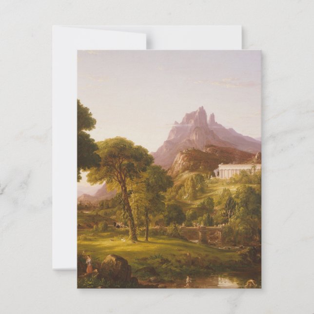 Thomas Cole Dream of Arcadia RSVP Karte (Vorderseite)
