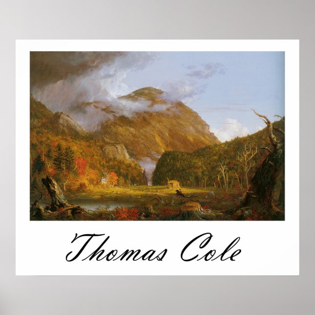 Thomas Cole Notch des Weißen Gebirges Poster (Vorne)