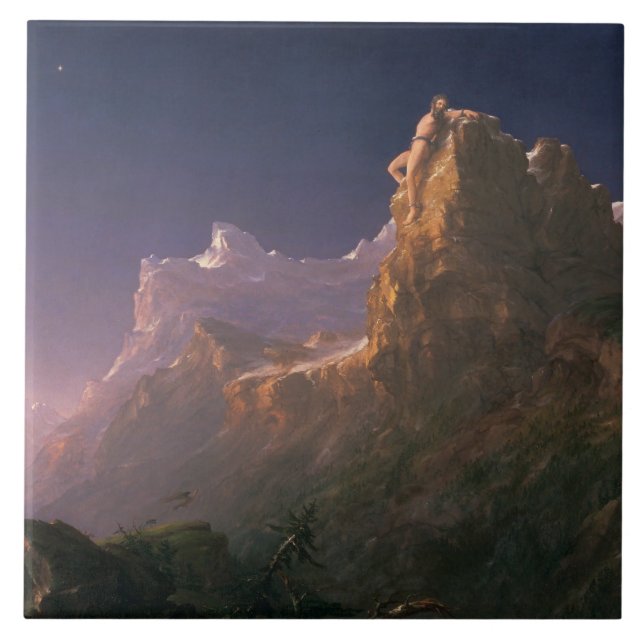 Thomas Cole - Prometheus Bound Fliese (Vorderseite)