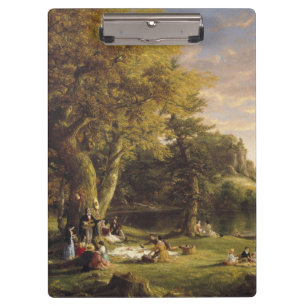 Thomas Cole The Pic-Nic Klemmbrett