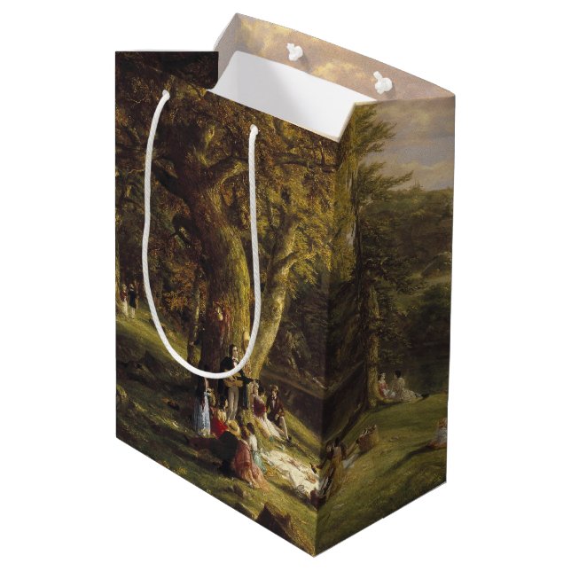 Thomas Cole The Pic-Nic Mittlere Geschenktüte (Rückseite Schrägansicht)