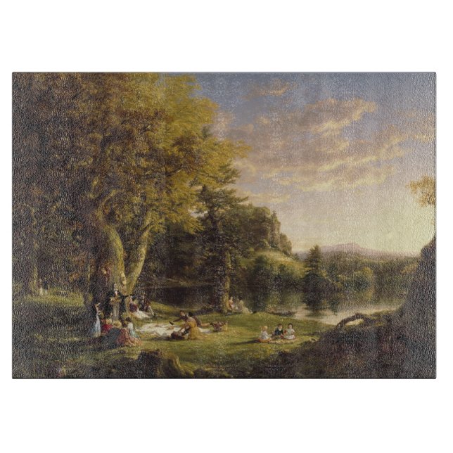Thomas Cole The Pic-Nic Schneidebrett (Vorderseite)