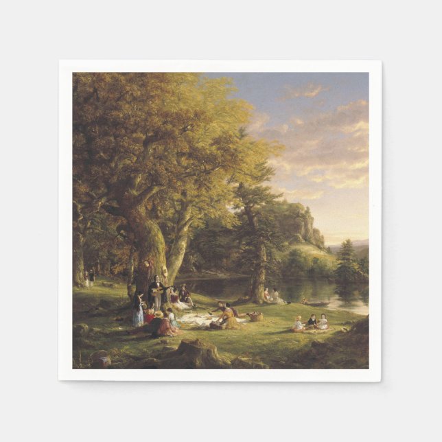 Thomas Cole The Pic-Nic Serviette (Vorderseite)