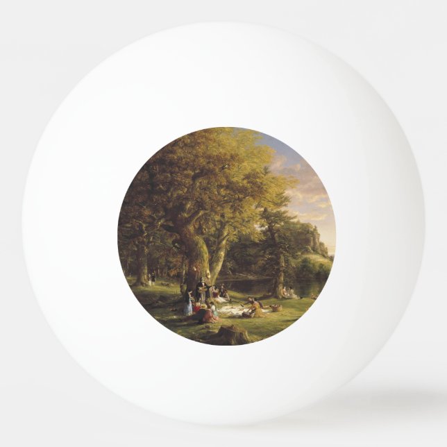 Thomas Cole The Pic-Nic Tischtennisball (Vorderseite)