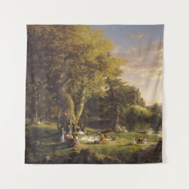 Thomas Cole The Pic-Nic Wandteppich
