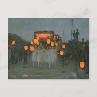 Thomas Cooper Gotch - Carte Postale Lantern Parade