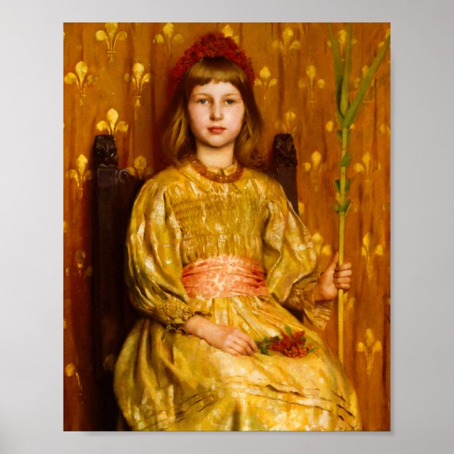 Thomas Cooper Gotch: Meine Krone und mein Skepter, Poster (Vorne)