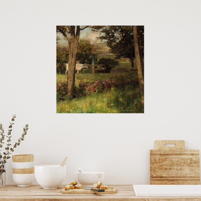 Thomas Corsan Mortons gemeinsame Weide Poster (Küche)