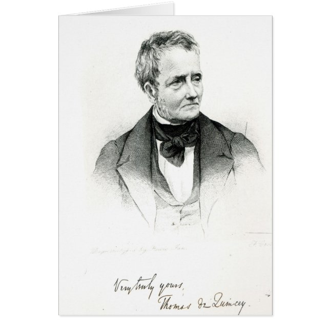 Thomas de Quincey (Vorne)