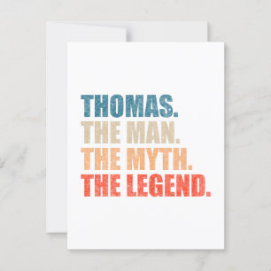 Thomas der Mensch Der Mythos der Legende Postkarte