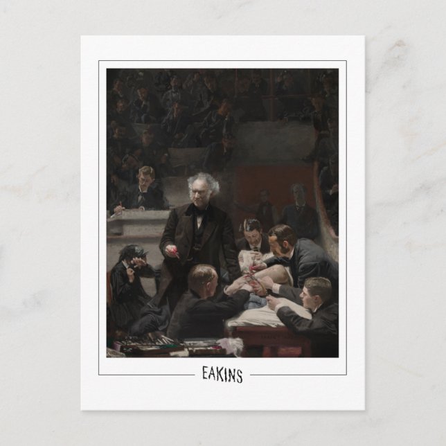 Thomas Eakins #15 - Fine Art Postcard Postkarte (Vorderseite)