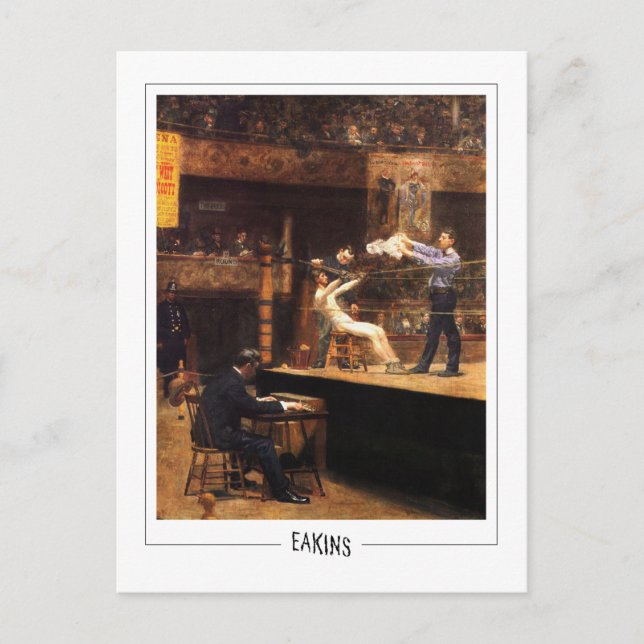 Thomas Eakins #350 - Carte postale Art (Devant)