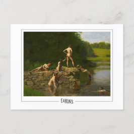 Thomas Eakins #414 - Fine Art Postcard Postkarte