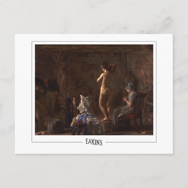 Thomas Eakins #6 - Fine Art Postcard Postkarte (Vorderseite)