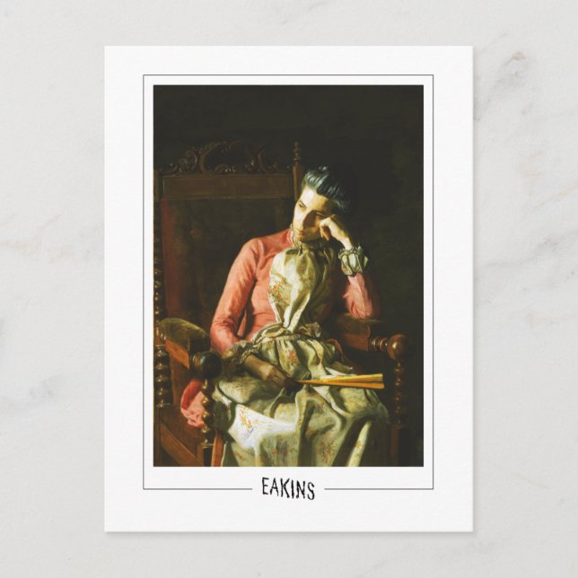 Thomas Eakins #8 - Fine Art Postcard Postkarte (Vorderseite)