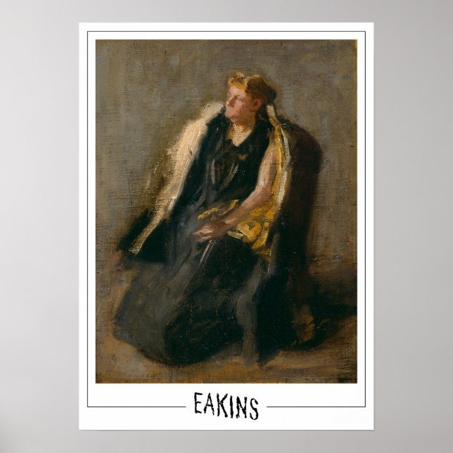Thomas Eakins Affiche d'art Zedign #2 (Devant)