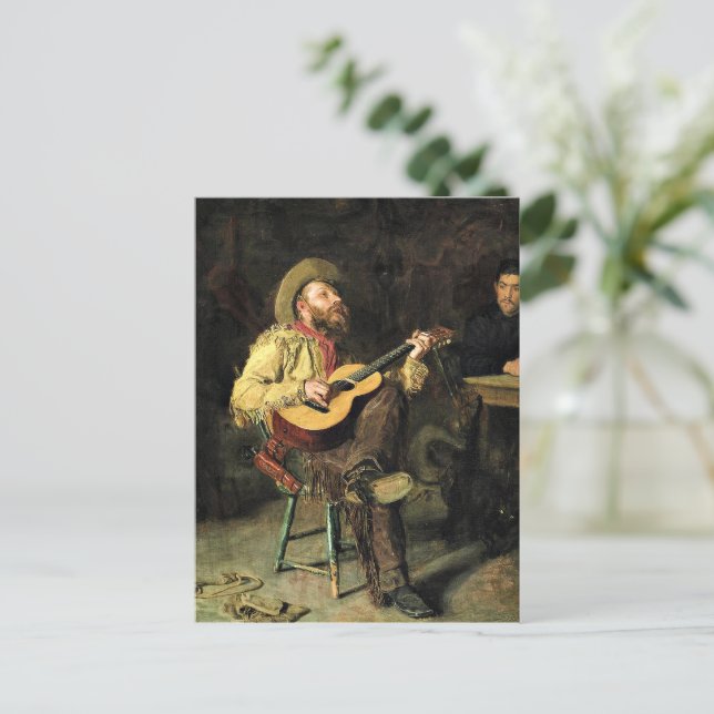 Thomas Eakins painting, Zuhause Ranch, Postkarte (Stehend Vorderseite)