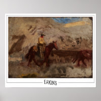 Thomas Eakins Zedign Poster d'art #10