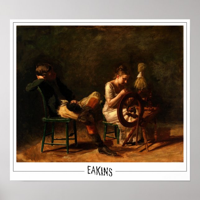 Thomas Eakins Zedign Poster d'art #21 (Devant)