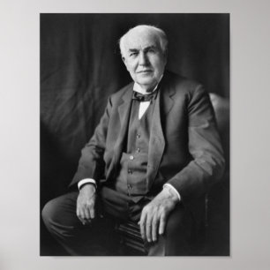Thomas Edison - Erfinder und Geschäftsmann Poster